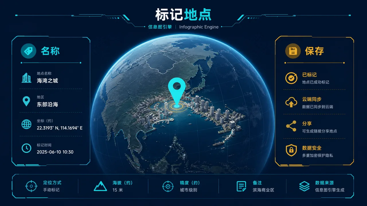 Google Earth 怎么标记地点？名称、说明与位置保存方法