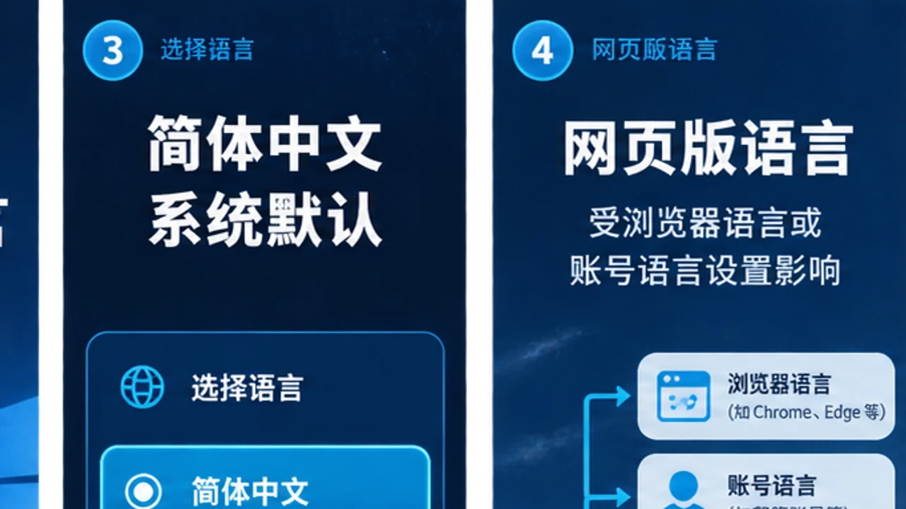 Google Earth Pro 简体中文与网页版浏览器语言设置对比