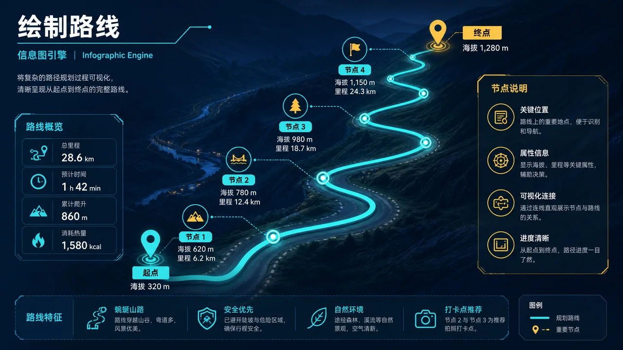 Google Earth 怎么绘制路线?路径节点与长度记录方法