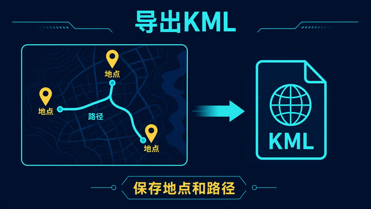 Google Earth 怎么导出 KML 文件?地点与路径保存方法
