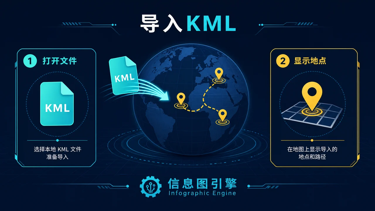 Google Earth 如何导入 KML、KMZ？文件打开与注意事项